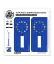 I Italie - Identifiant Européen | Autocollant plaque immatriculation