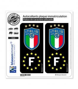 F Squadra Azzurra - Identifiant Européen | Autocollant plaque immatriculation