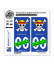 Luffy-Team | Autocollant plaque immatriculation®