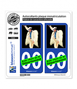 Michael Jackson - Ange | Autocollant plaque immatriculation