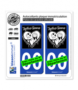 Pirates - Blason | Autocollant plaque immatriculation