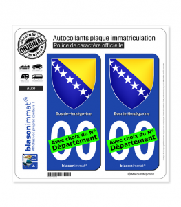 Autocollant Plaque Immatriculation Drapeau Comores - Paire (10x4,7 Cm Voiture / 6x3 Cm Moto) - Adhésif Qualité Professionnelle