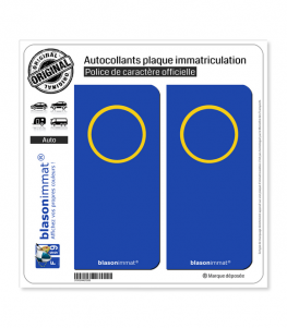 Incognito - Italien  | Autocollant plaque immatriculation