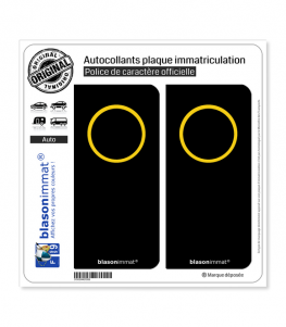 Incognito - Italien  | Autocollant plaque immatriculation