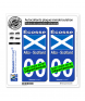 Écosse - Drapeau | Autocollant plaque immatriculation