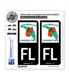 FL Floride - MyFlorida (USA) | Autocollant plaque immatriculation