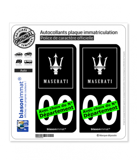 Sticker autocollant Maserati quattroporte | Déco Sticker Store