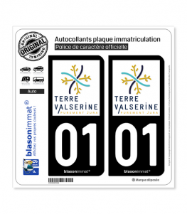 01 Bellegarde-sur-Valserine - Tourisme | Autocollant plaque immatriculation