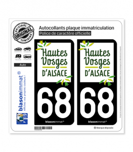 68 Thann - Tourisme | Autocollant plaque immatriculation