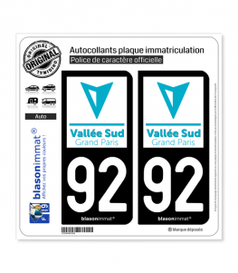 92 Antony - Agglo | Autocollant plaque immatriculation