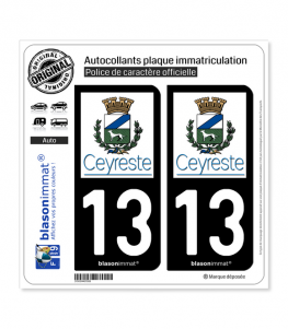 13 Ceyreste - Commune | Autocollant plaque immatriculation