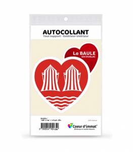 La Baule-Escoublac - Derbys | Autocollant Coeur j'aime