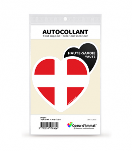 Haute-Savoie - Blason | Autocollant Coeur j'aime