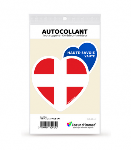 Haute-Savoie - Blason | Autocollant Coeur j'aime