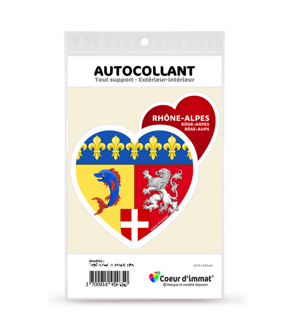 2 x Magnet Forme Blason Aimant frigo Region Auvergne 2X