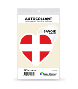 Savoie - Blason | Autocollant Coeur j'aime