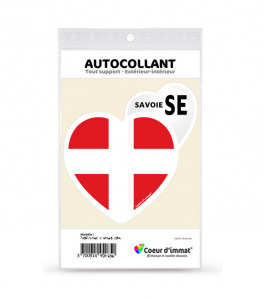 Savoie SE - Blason | Autocollant Coeur j'aime