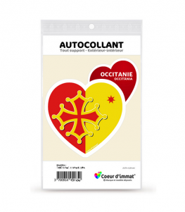 Occitanie - Collector | Autocollant Coeur j'aime