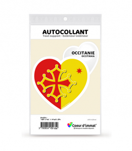 Occitanie - Collector | Autocollant Coeur j'aime