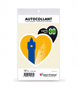 Adhesivo 59 con escudo del Nord Pas De Calais para matrícula de coche