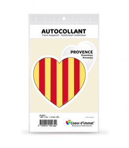 Provence - Blason | Autocollant Coeur j'aime