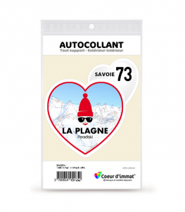 Savoie - La Plagne | Autocollant Coeur j'aime (autre)