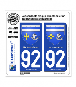 1 sticker plaque immatriculation auto DOMING 3D RESINE  BLASON TUNISIE DEPA 92