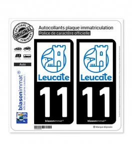 11 Leucate - Commune | Autocollant plaque immatriculation