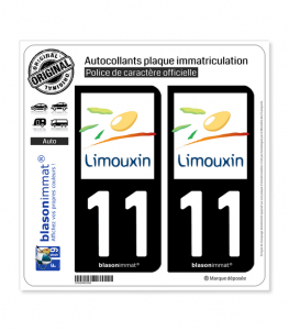 11 Limoux - Agglo | Autocollant plaque immatriculation