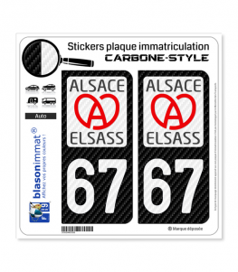 67 Epfig blason autocollant plaque stickers ville 