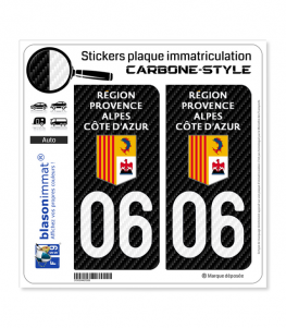 Autocollant plaque immatriculation® 04 Alpes de Haute Provence