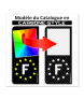 Modèle du Catalogue en Carbone-Style - Côté Gauche