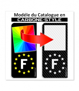 Modèle du Catalogue en Carbone-Style - Côté Gauche