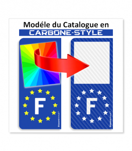 Modèle du Catalogue en Carbone-Style - Côté Gauche