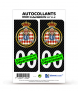 Automobile Club de Monaco - Carbone-Style | Stickers plaque immatriculation