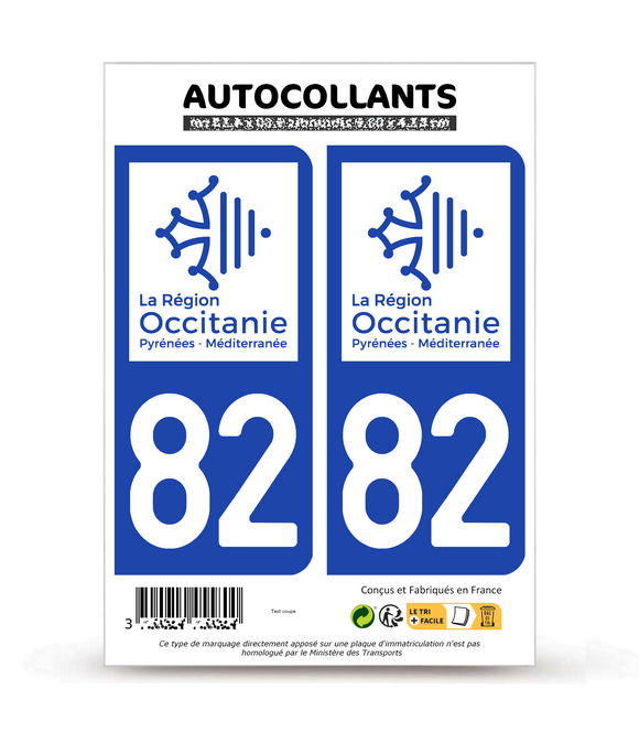 Autocollant Plaque D'immatriculation 31 - Auto