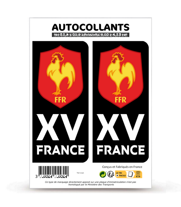 Lot De 10 Stickers Département 40 - Autocollants Plaque D'immatriculation Des Landes - Déco Voiture