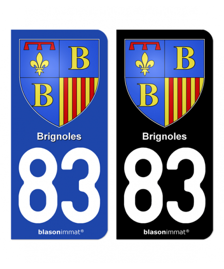 83 Brignoles Armoiries Autocollant Plaque Immatriculation 83-brignoles-armoiries-autocollant-plaque-immatriculation