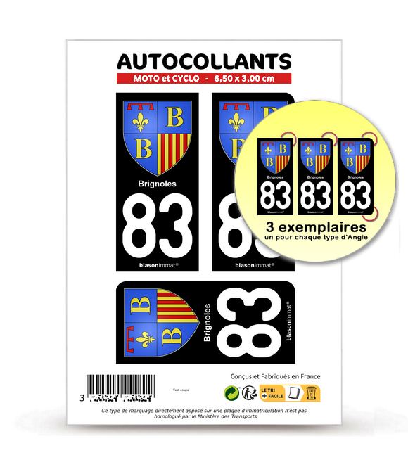 83 Brignoles Armoiries Autocollant Plaque Immatriculation 83-brignoles-armoiries-autocollant-plaque-immatriculation