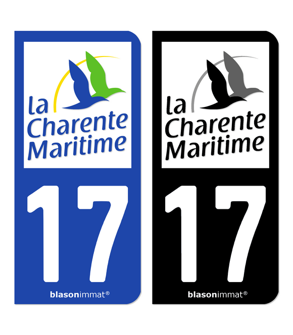 Supstick 2 Stickers Autocollants Plaques Immatriculation