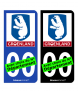 Groenland - Armoiries | Autocollant plaque immatriculation