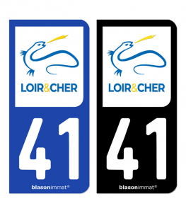 41 Loir-et-Cher - Département | Autocollant plaque immatriculation®