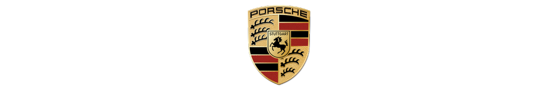 Porsche - Autocollant plaque immatriculation