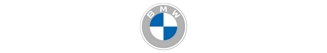 BMW - White  Autocollant plaque immatriculation