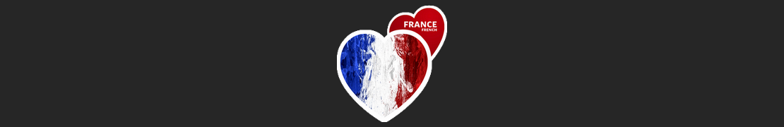 Coeur d'immat™ Regions de France - Stikers autocollants Coeur j'aime