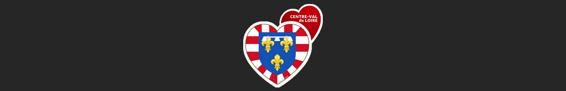 Coeur d'immat™ Centre-Val de Loire - Stikers autocollants Coeur j'aime