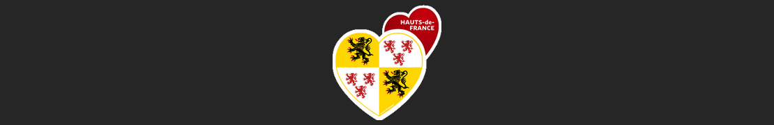 Coeur d'immat™ Hauts-de-France - Stikers autocollants Coeur j'aime