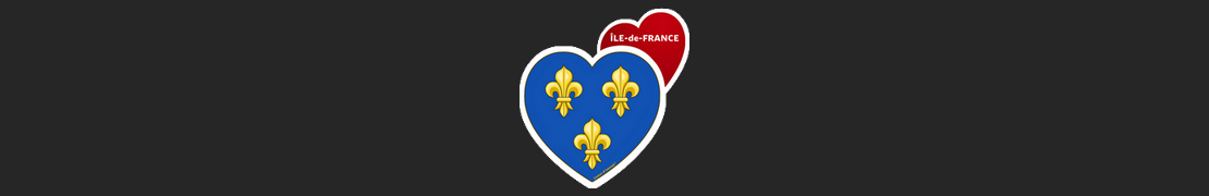 Coeur d'immat™ Ile-de-France - Stikers autocollants Coeur j'aime