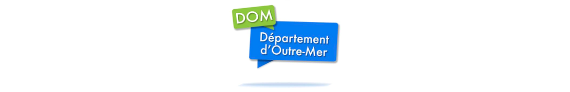 DROM (Dom) - Autocollants & plaques d'immatriculation