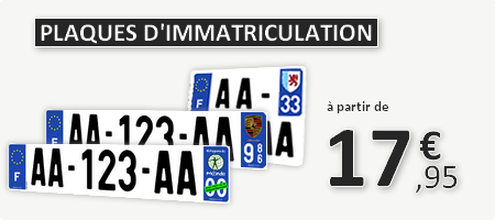 Plaques d'immatriculation